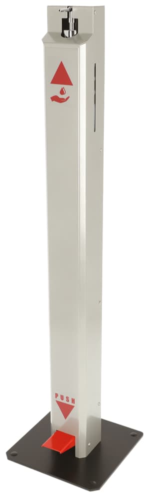 Borne de distribution de gel hydroalcoolique, pour flacon d'1L