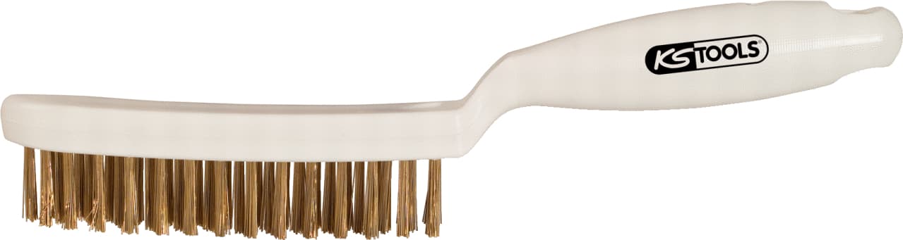 Brosse métallique à 3 rangées laiton, 285 mm