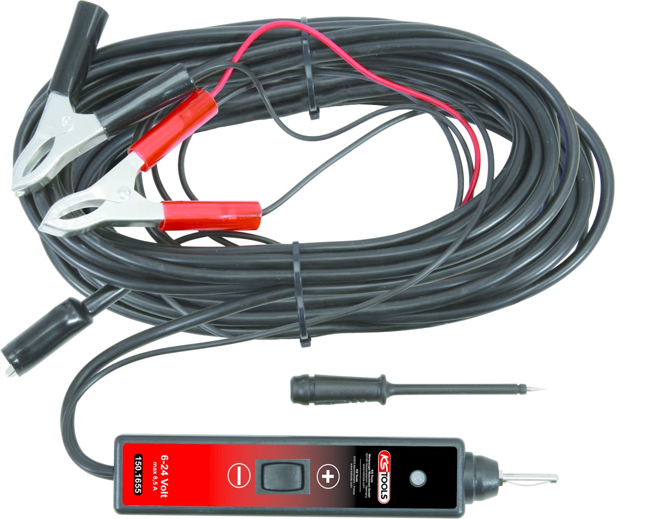 Testeur de tension 6-24V avec 25 m de câble