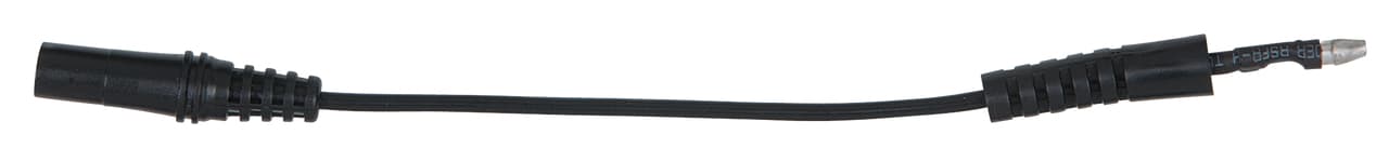 Cordon banane 4 mm sur fiche ronde 3,5 mm