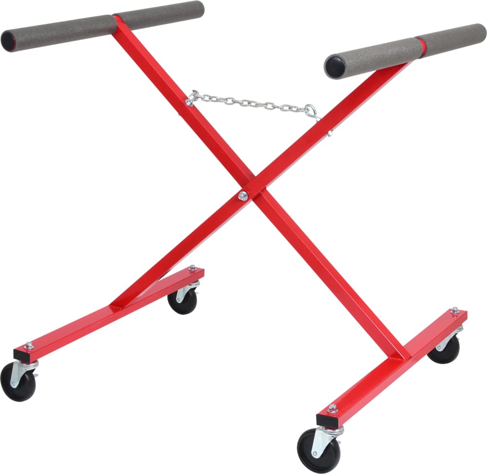Chevalet de support pare-brise avec roulettes