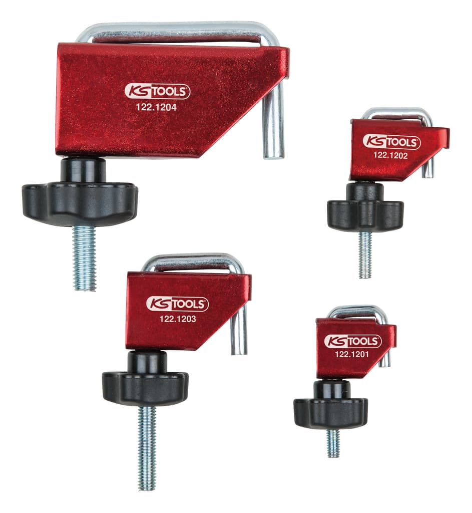 Jeu de pinces à clamper, 4 pcs