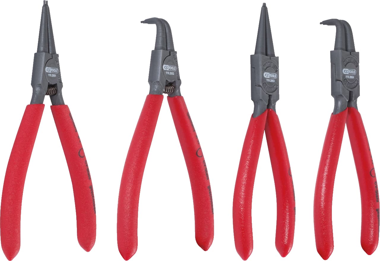Jeu de pinces à circlips, 12-25 mm, 4pcs