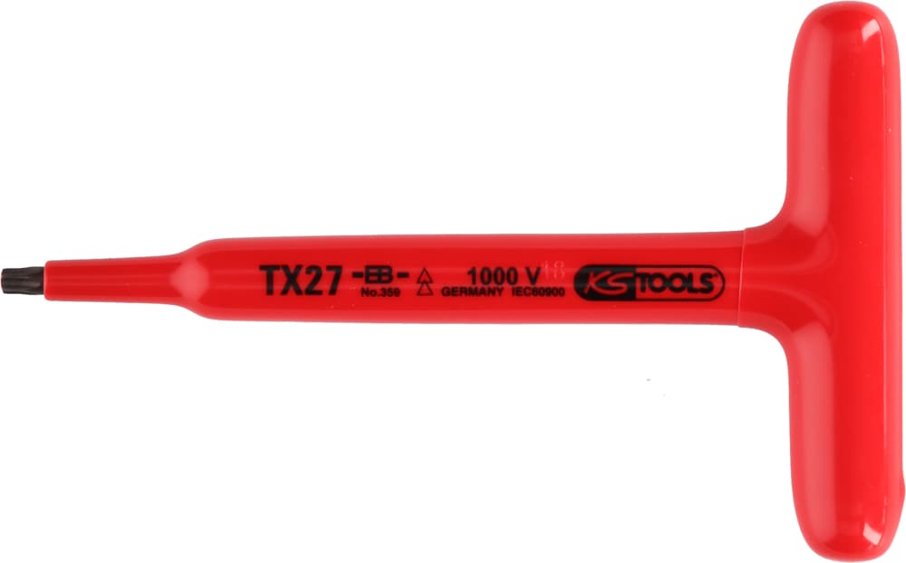 Clé mâle Torx à poignée en T avec revêtement isolant, T20, 120 mm