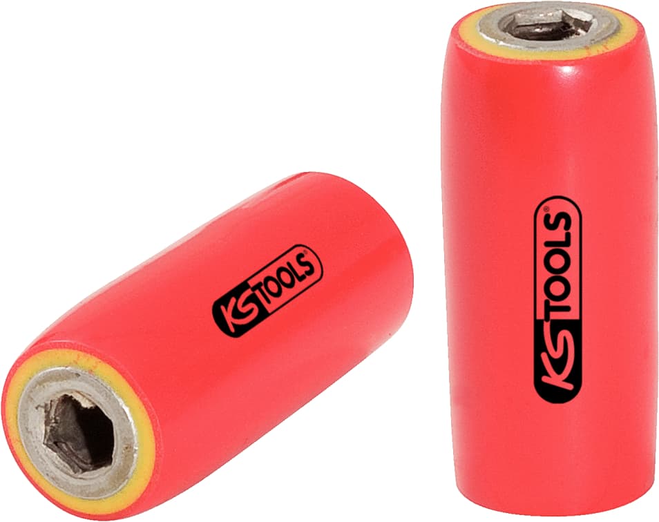 "Douille porte-embout 3/8"" isolée pour embouts 1/4"""