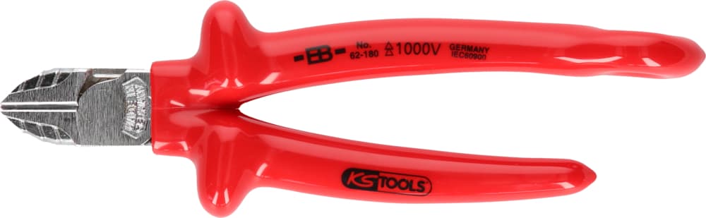 Pince coupante 1000 V avec œillets pour sangle de sécurité