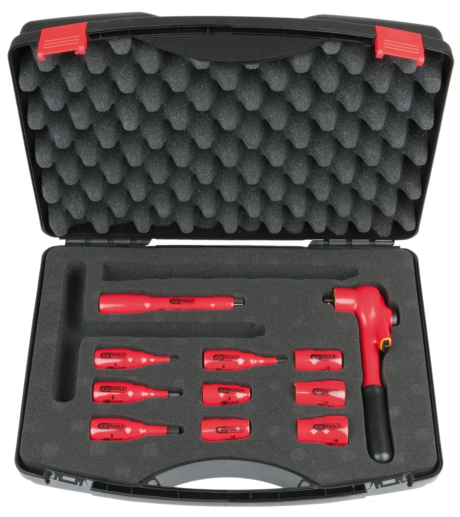 "Coffret de douilles isolées 3/8"", 11 pcs. "