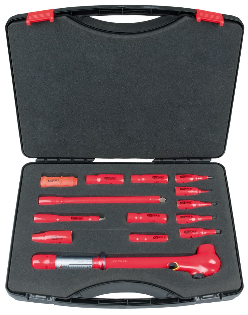 "Coffret de douilles isolées 3/8"", 14 pcs. "