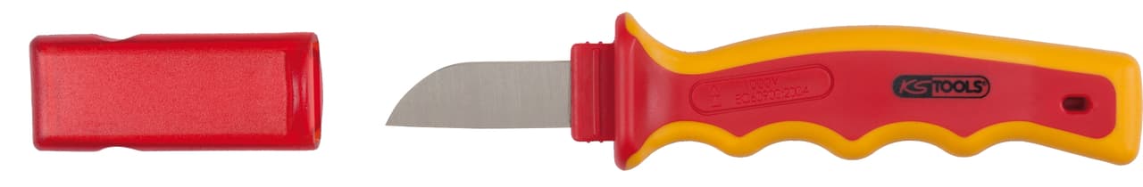 Couteau à dénuder avec revêtement isolant, 205 mm