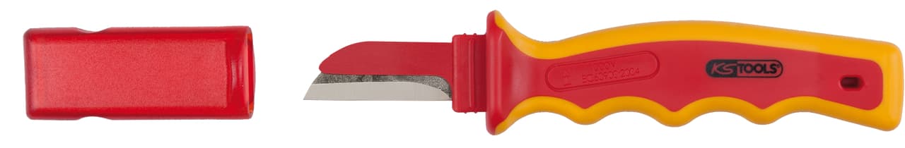 Couteau à dénuder avec revêtement isolant, 205 mm