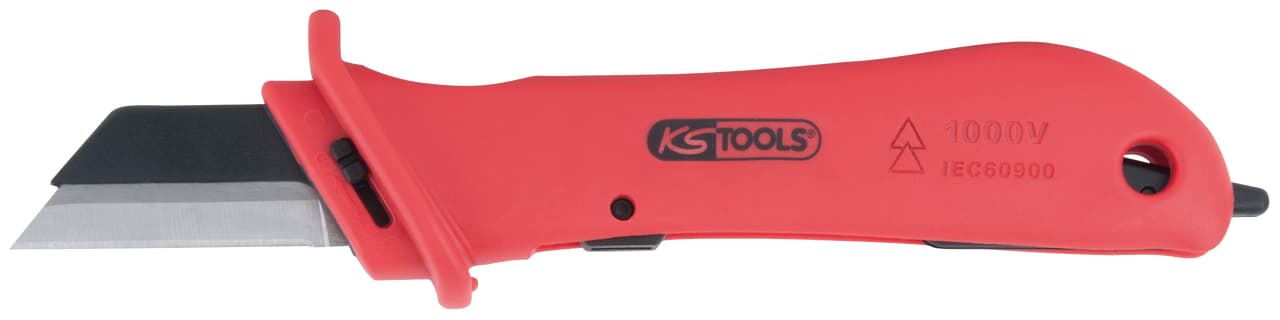 Couteau à dénuder les câbles, isolé, lame droite interchangeable