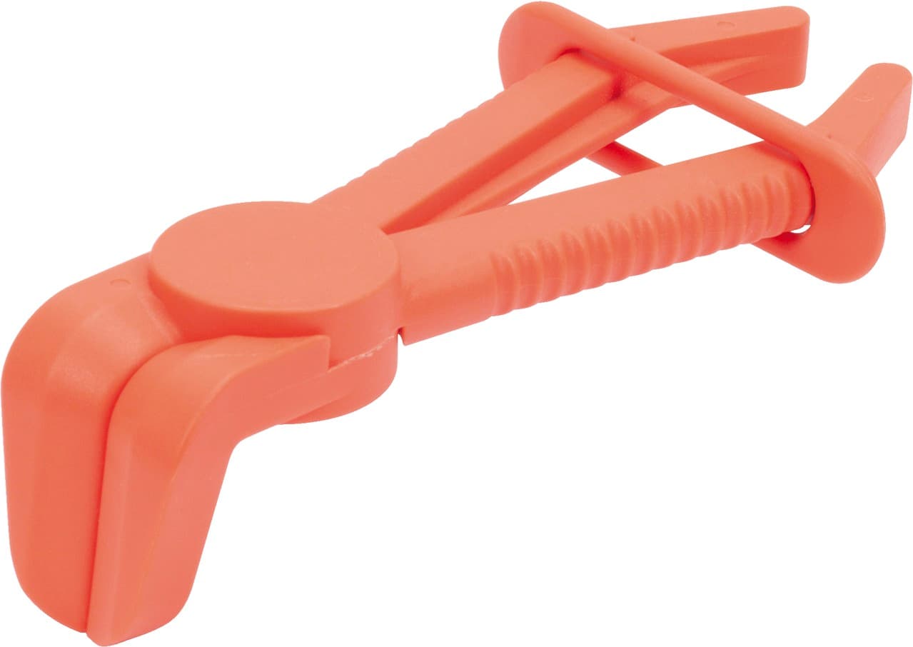 Pince à clamper coudée à 90°, DIM  23mm, L.165 mm