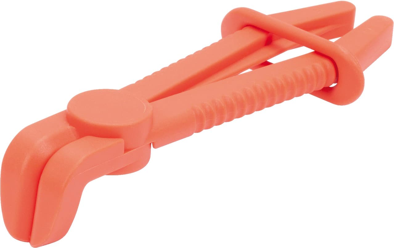 Pince à clamper coudée à 90°, DIM  15mm, L.155 mm