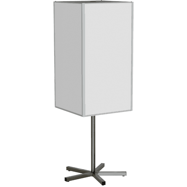 TOP'INFO 4 faces INOX H 1205 mm