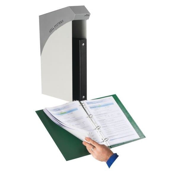 DOCAPOST 200 2 classeurs a4 couleur au choix fixation sur profil aluminium avec