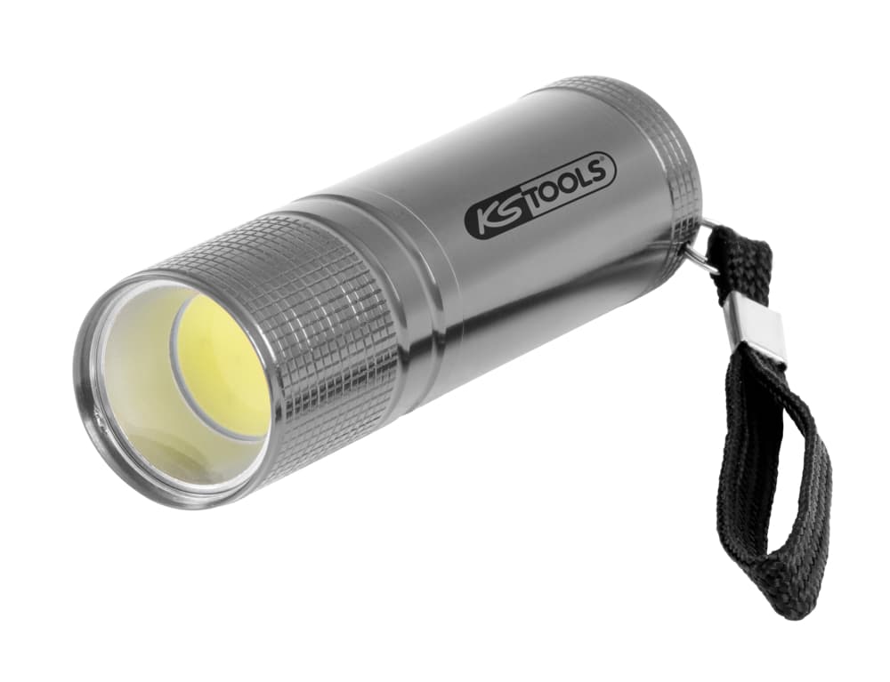 Lampe torche à LEDs COB. L.84 mm