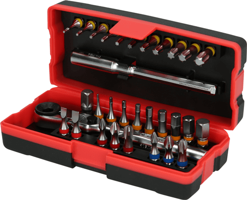 Coffret de 28 embouts de vissage 1-4'' à code couleur TORSIONpower®
