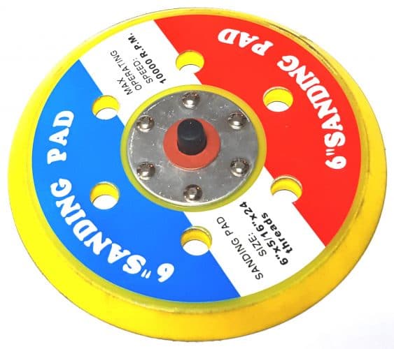 "PLATEAU PONCEUSE 6"" AVEC 6 TROUS - VINYL"