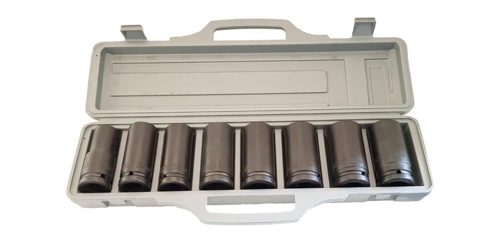 "COFFRET DOUILLES A CHOCS LONGUES 3/4"" L 90 MM"