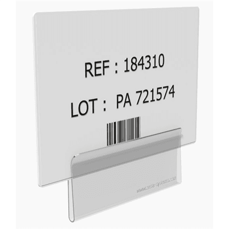 Lot de 10 supports CARTE KANBAN magnétique