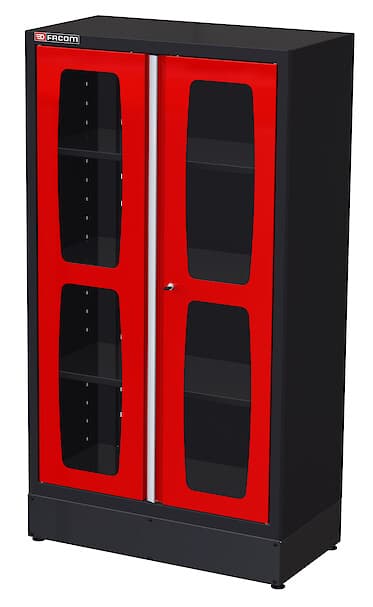 JLS ARMOIRE PORTE VITREE L1000