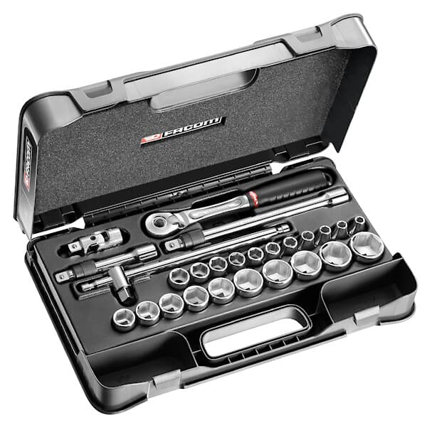 COFFRET DOUIL 1/2' 6P MM SL.171 26PC