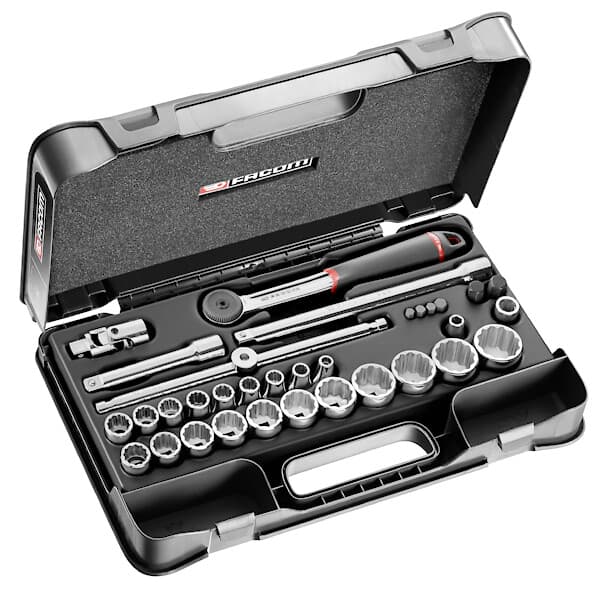 COFFRET DOUIL 1/2' 12P MM S.161B 33PC