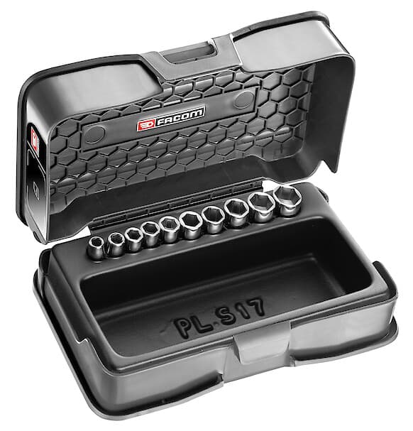 COFFRET DOUILLES 1/4' 6P MM 10PC