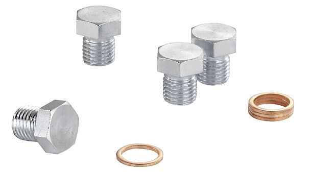 JEU DE 4 BOUCHONS ET JOINTS M13