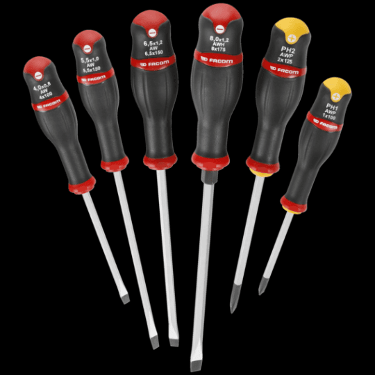 JEU TOURNEVIS PROT2 6PCE INOX