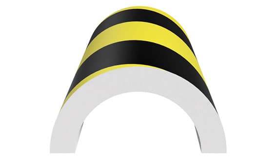 Large Half-Circle Pipe Bumper /Length 1.2M