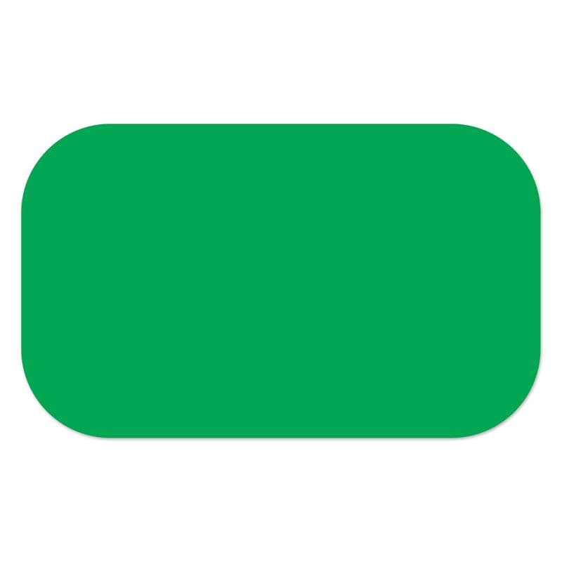5cm x 10cm DS Mean Lean Round Strip Green