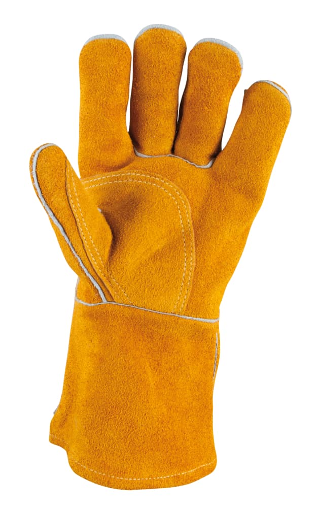 Gants de protection courts en cuir pour soudeur. L