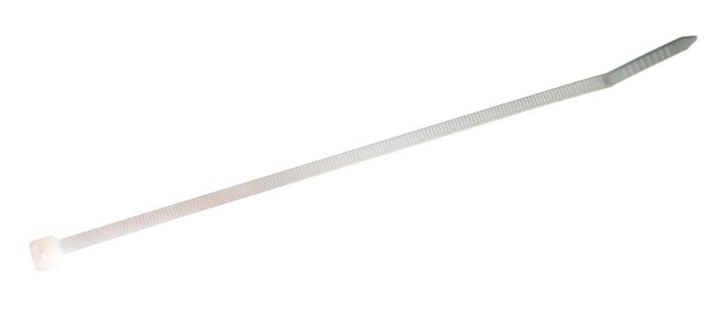Sachet de colliers nylon transparents 100 x 2.5 mm. 100 pcs