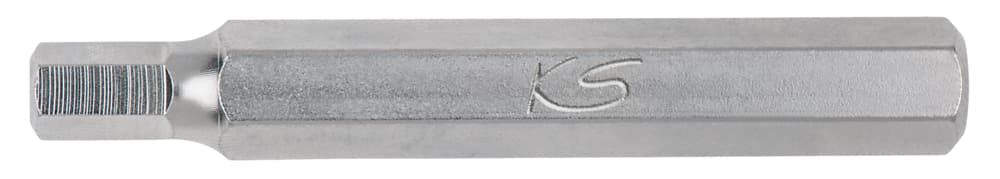 Embout de vissage 6 pans. L.75 mm - Entraînement 10 mm - 10 mm