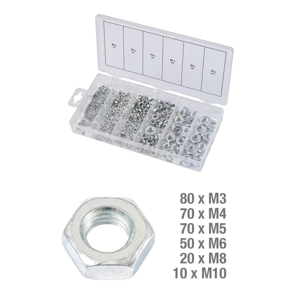 Assortiment d'écrous. 300 pcs