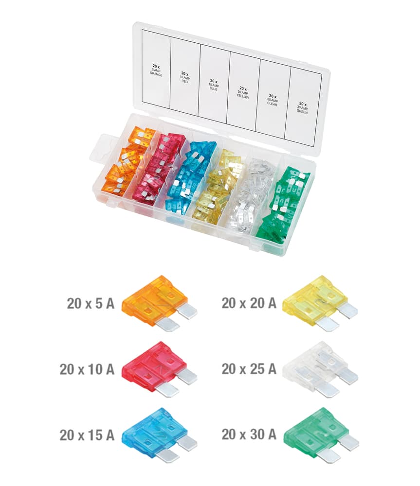Assortiment de fusibles x120