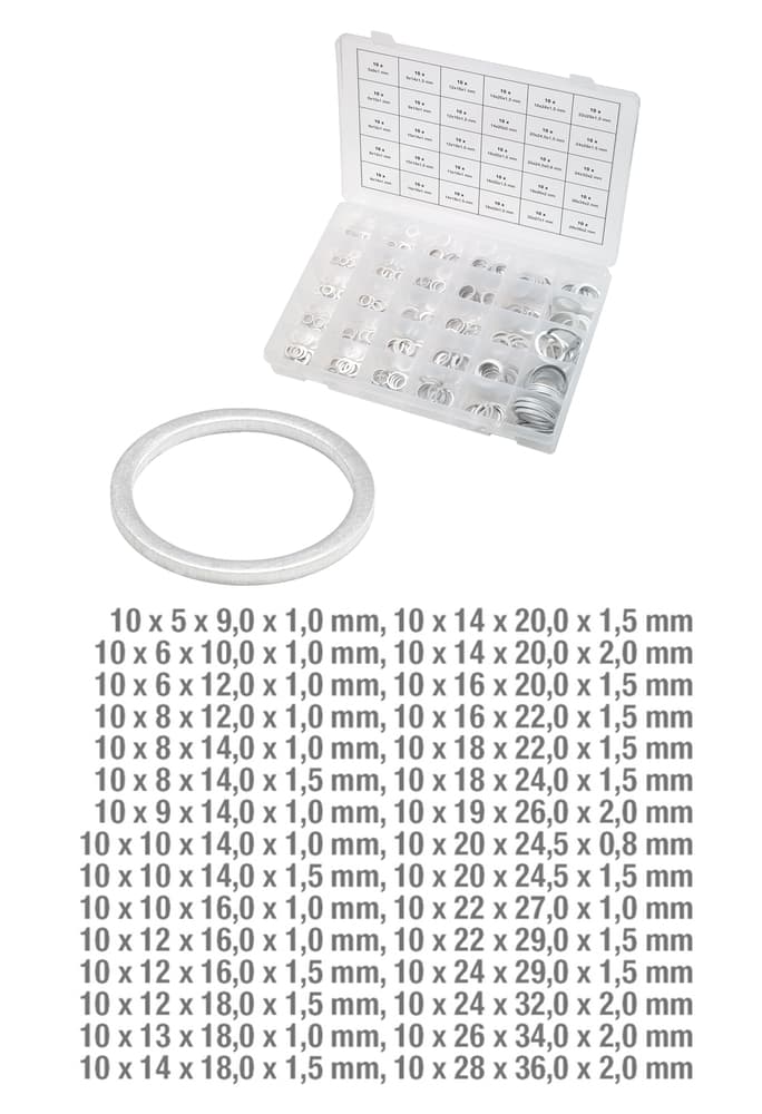Assortiment de joints alu x300