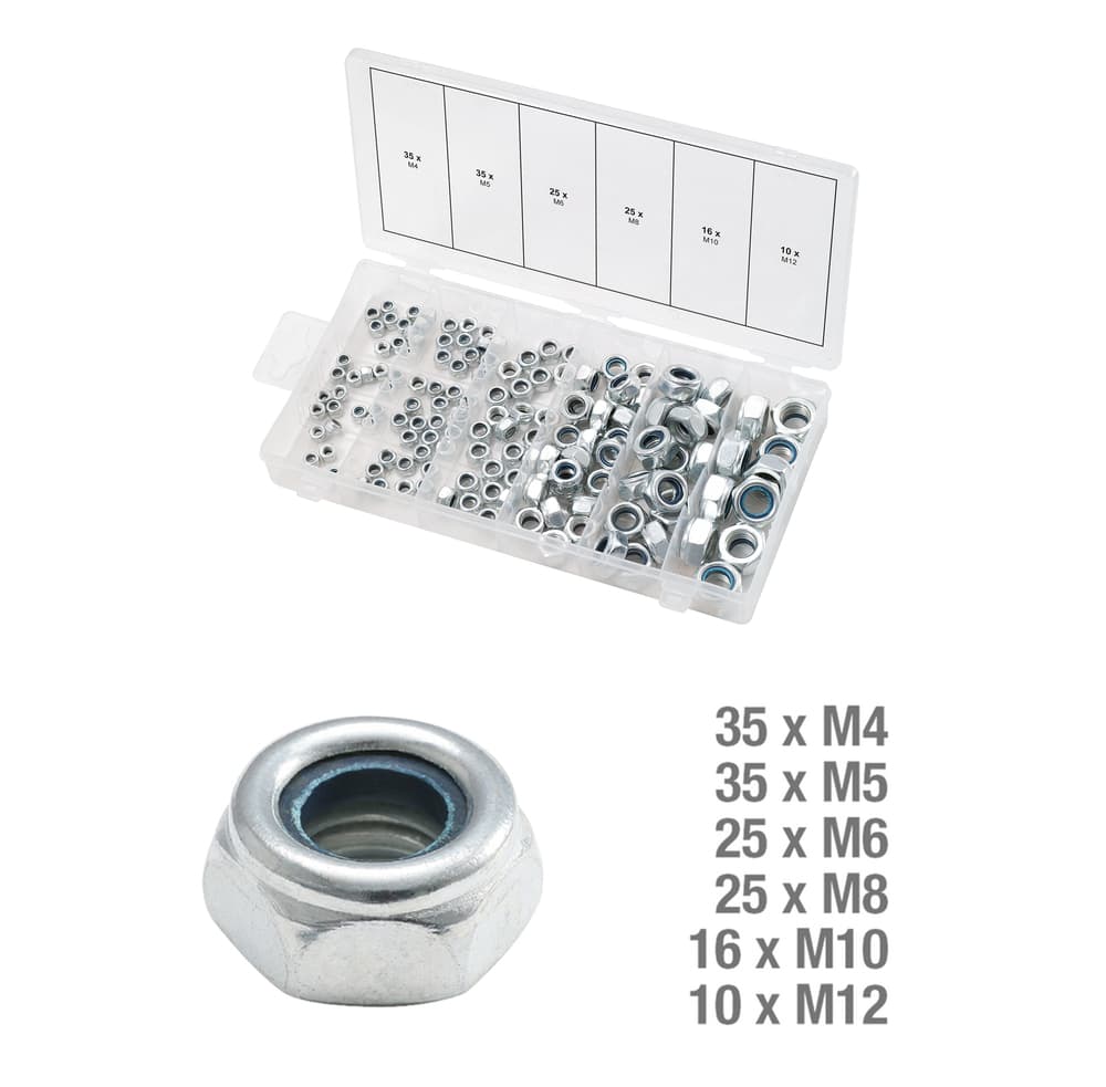 Assortiment d'écrous de frein x146
