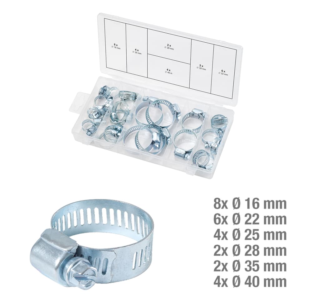 Assortiment de colliers de serrage x26