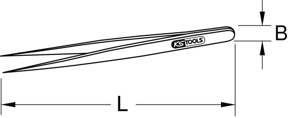 Pince brucelle TITANplus 155mm