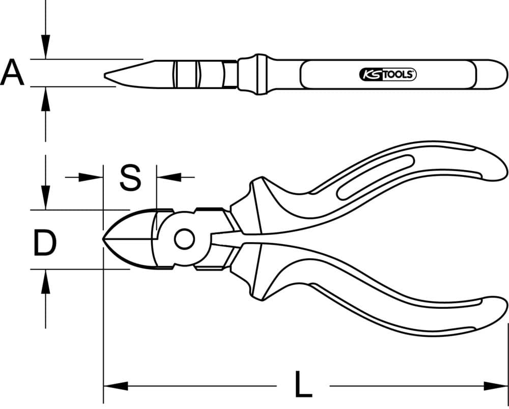 Pince coupante latérale TITANplus 6''. 160mm