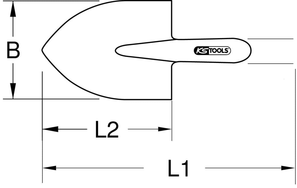 Pelle ronde BRONZEplus 1150mm
