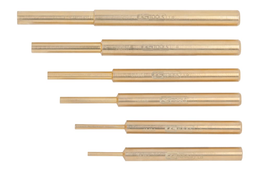 Jeu de chasses goupilles BRONZEplus. 6 pièces