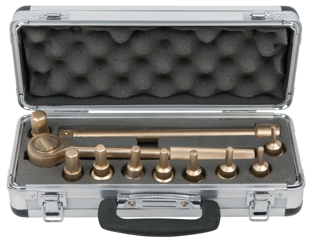Coffret de douilles tournevis BRONZEplus. 9 pièces