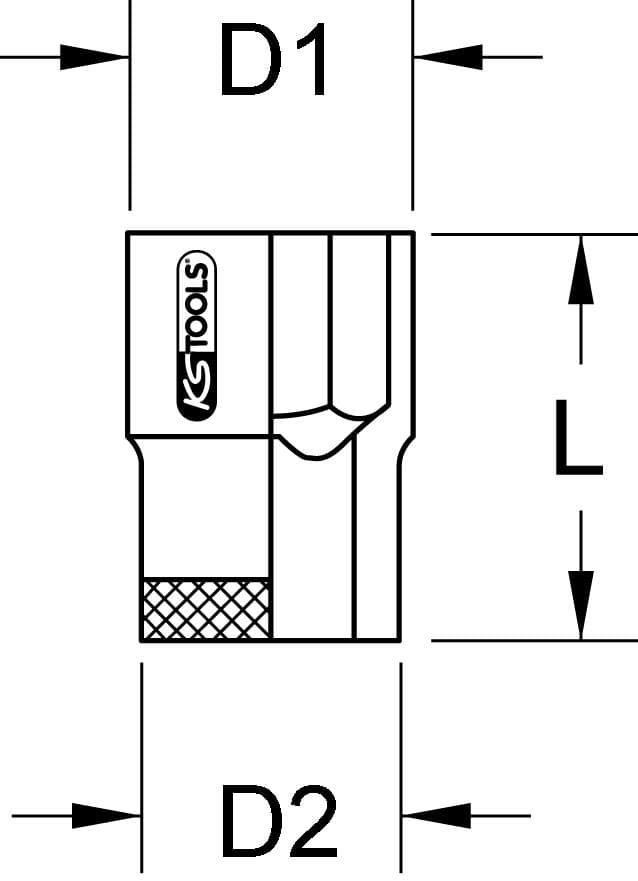 Douille 1-2'' BRONZEplus. 16mm