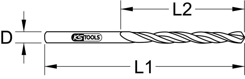 Foret laminé BERYLLIUMplus 13mm. 240mm