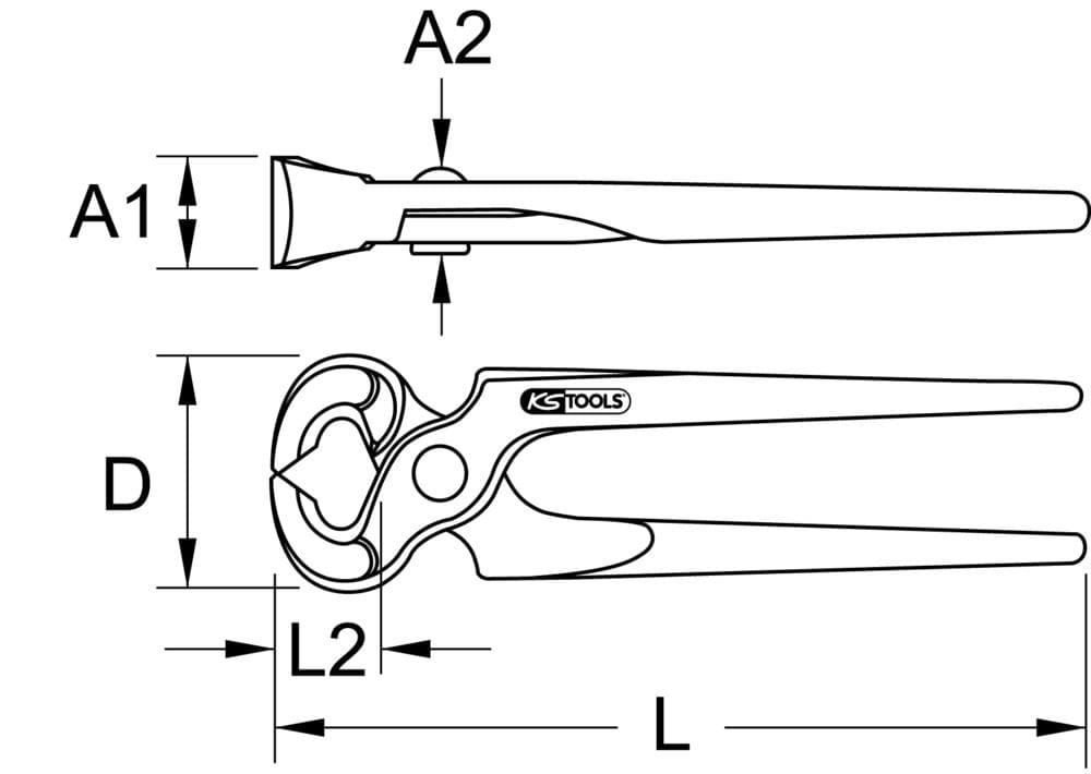 Tenaille BERYLLIUMplus 175mm