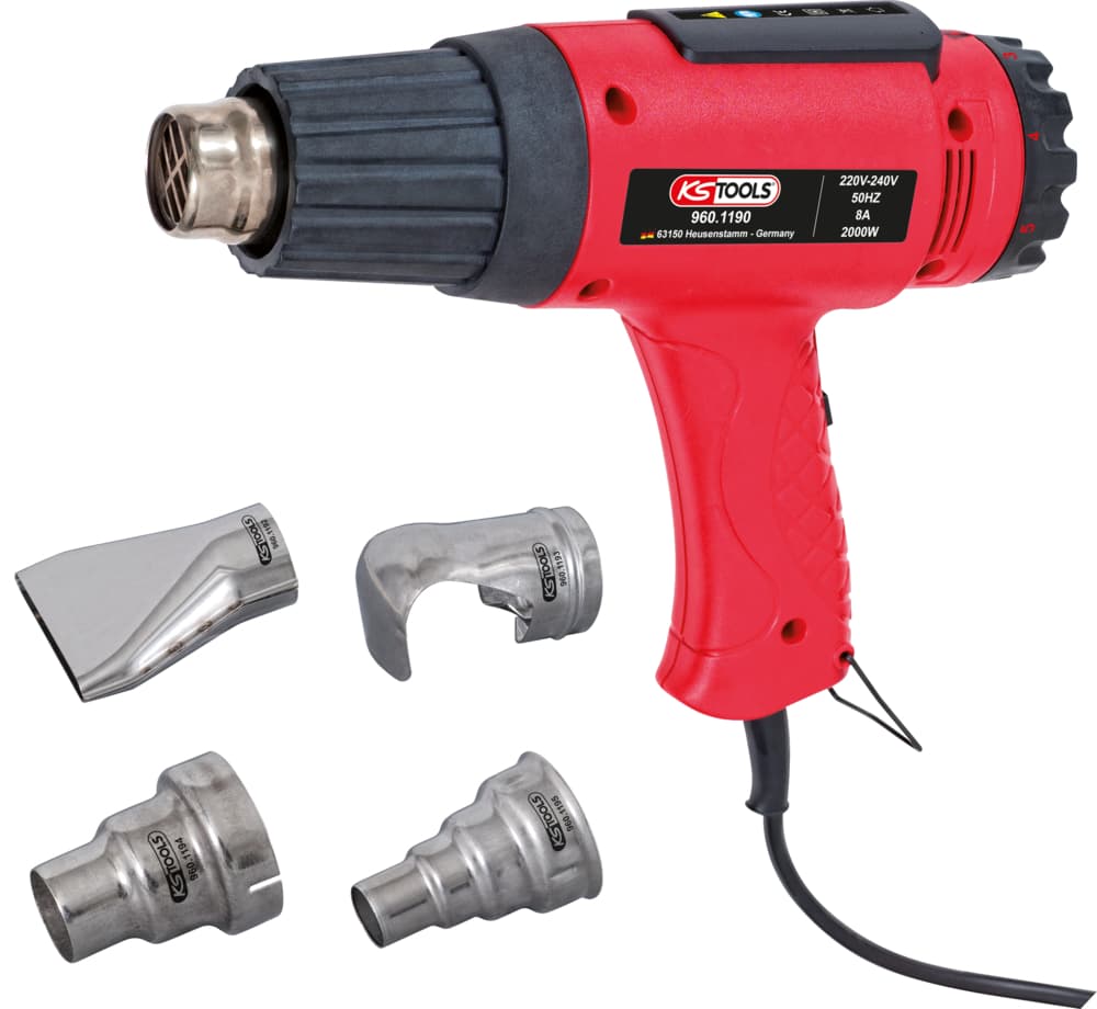 Decapeur thermique 2000W avec 4 buses