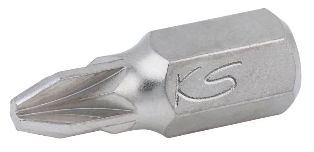 Embout de vissage POZIDRIV®. L.30 mm - Entraînement 10 mm - PZ3